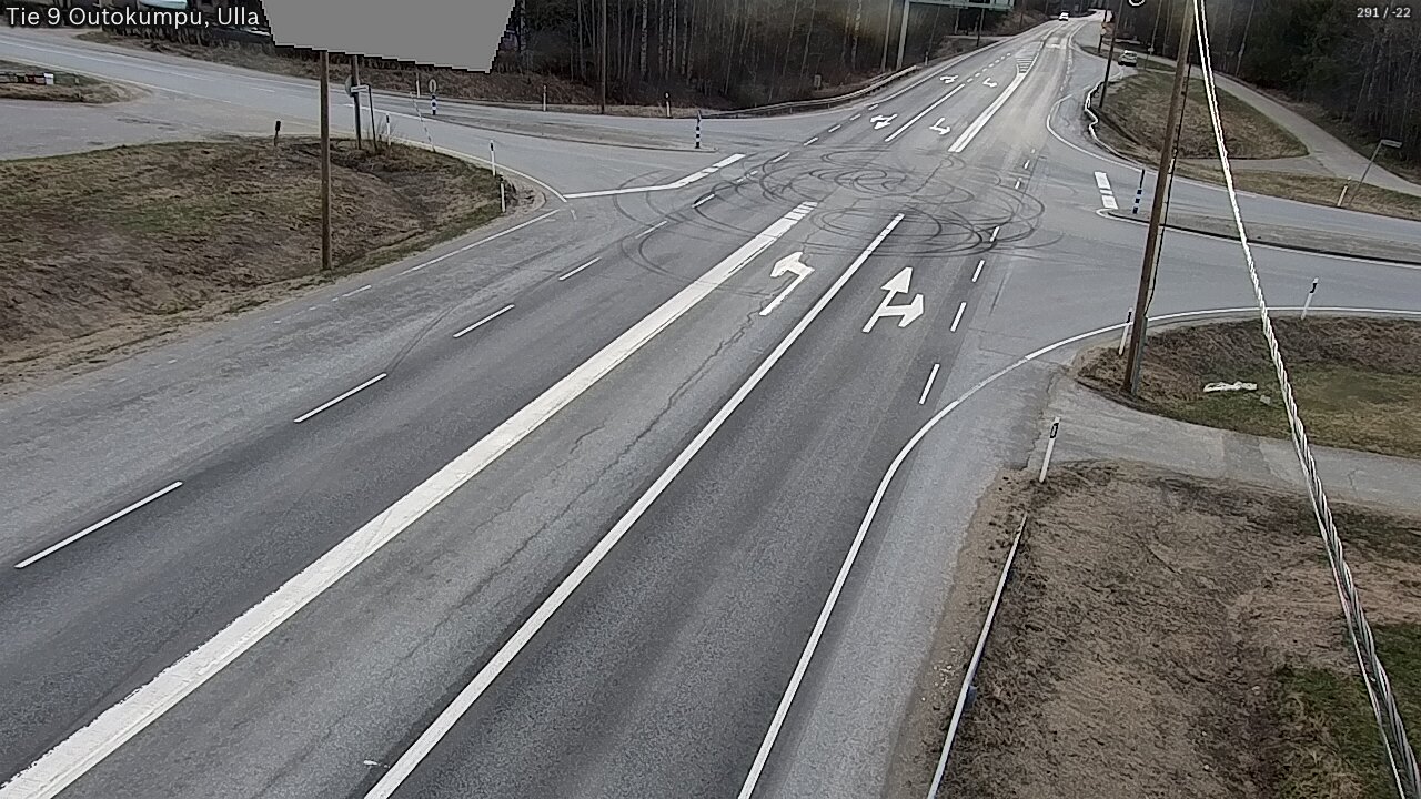 Weather Camera Image Väg 9 Outokumpu, Ulla, Outokumpu, Pohjois-Karjala
