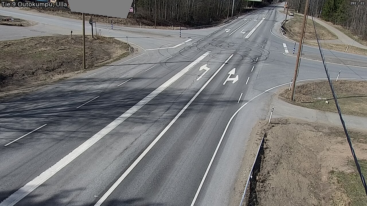 Weather Camera Image Väg 9 Outokumpu, Ulla, Outokumpu, Pohjois-Karjala
