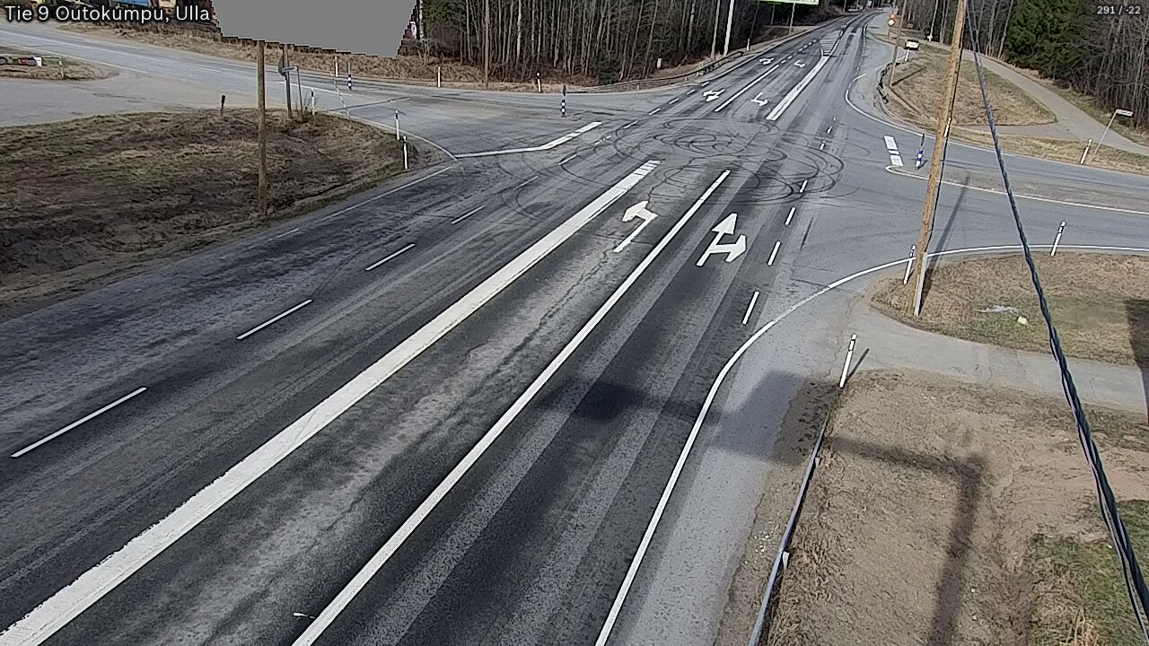 Weather Camera Image Väg 9 Outokumpu, Ulla, Outokumpu, Pohjois-Karjala