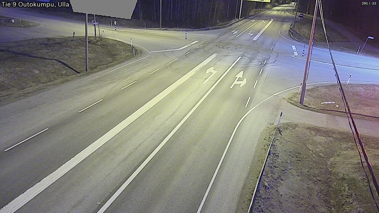 Weather Camera Image Väg 9 Outokumpu, Ulla, Outokumpu, Pohjois-Karjala