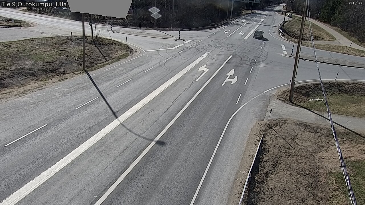 Weather Camera Image Väg 9 Outokumpu, Ulla, Outokumpu, Pohjois-Karjala