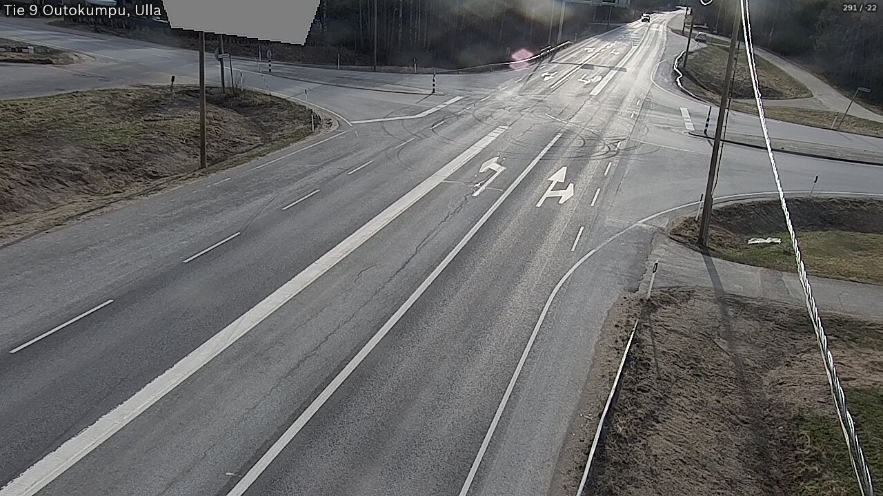 Weather Camera Image Väg 9 Outokumpu, Ulla, Outokumpu, Pohjois-Karjala