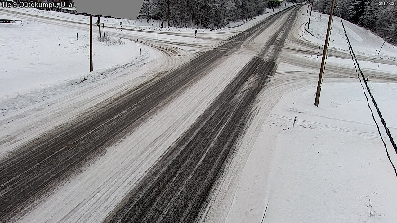 Weather Camera Image Väg 9 Outokumpu, Ulla, Outokumpu, Pohjois-Karjala