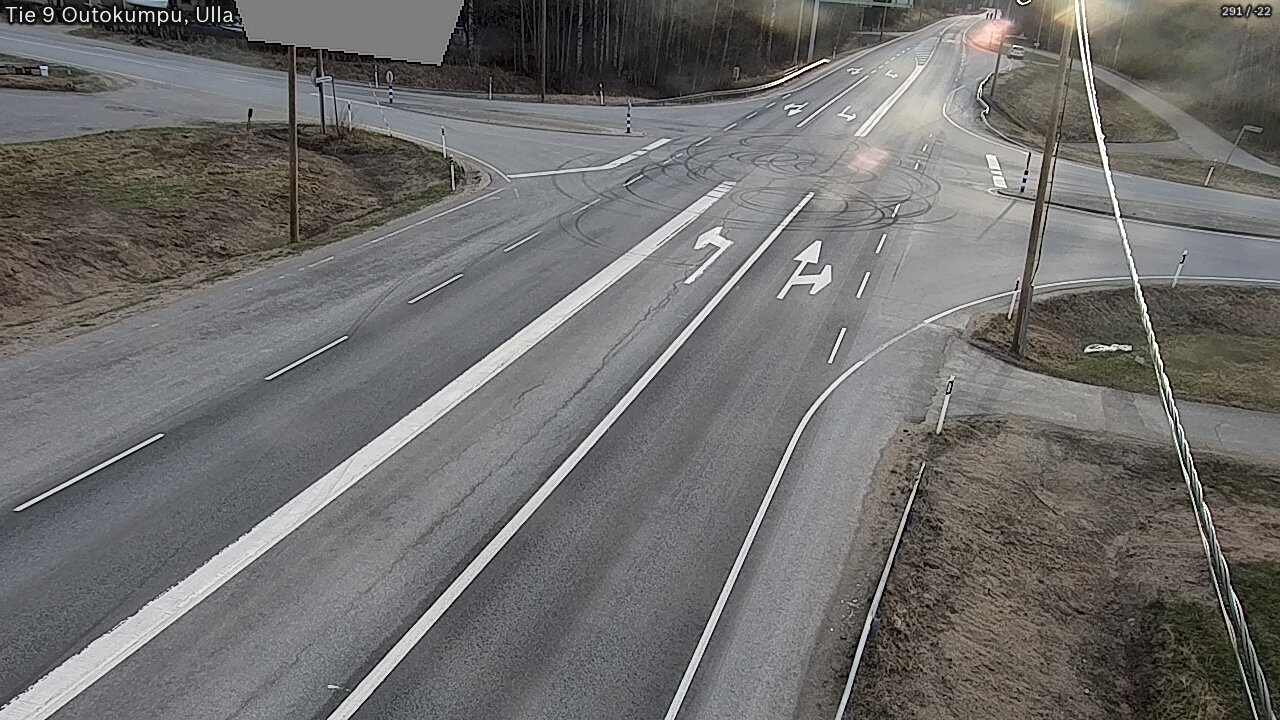 Weather Camera Image Väg 9 Outokumpu, Ulla, Outokumpu, Pohjois-Karjala