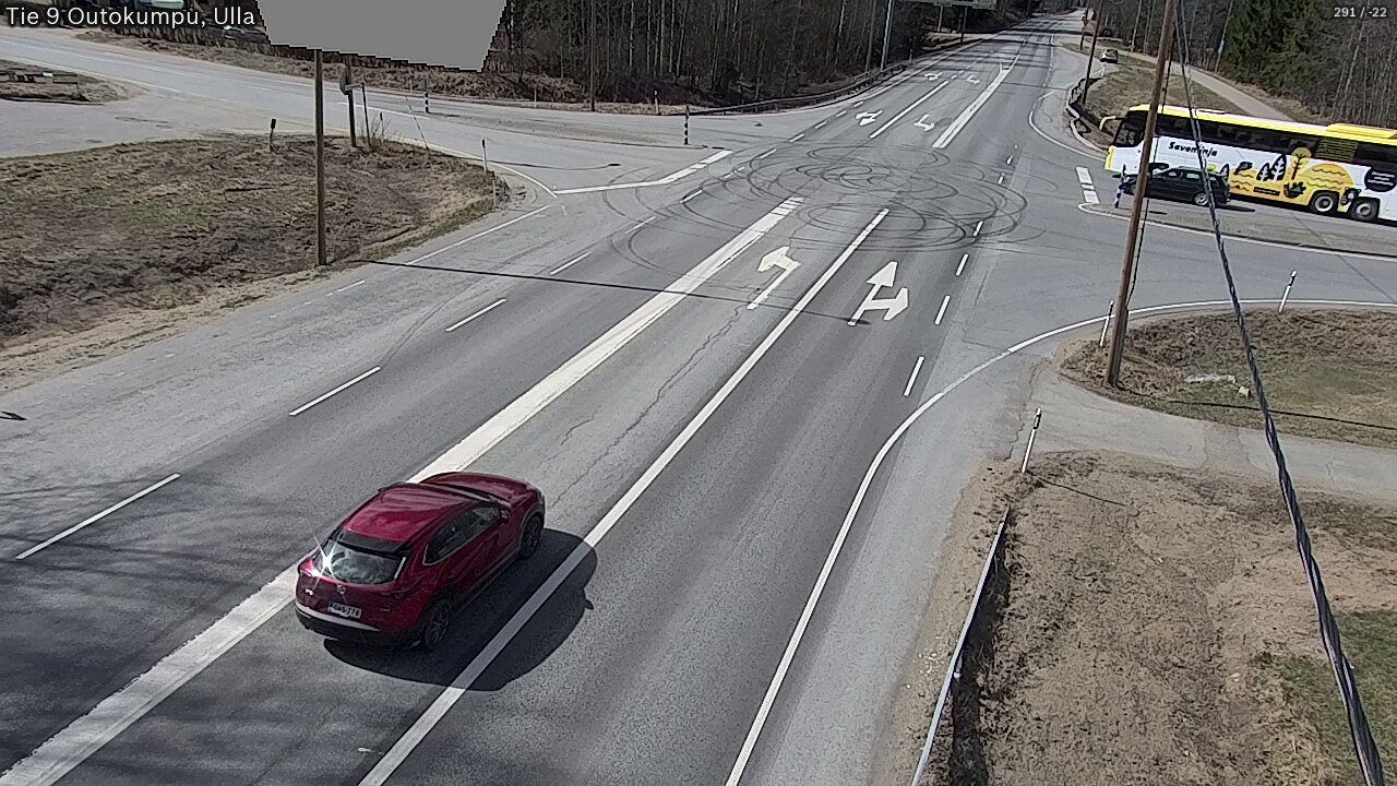 Weather Camera Image Väg 9 Outokumpu, Ulla, Outokumpu, Pohjois-Karjala