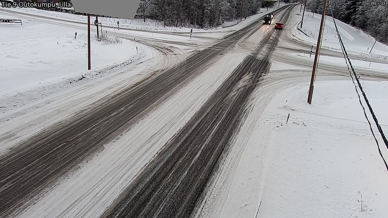 Weather Camera Image Väg 9 Outokumpu, Ulla, Outokumpu, Pohjois-Karjala