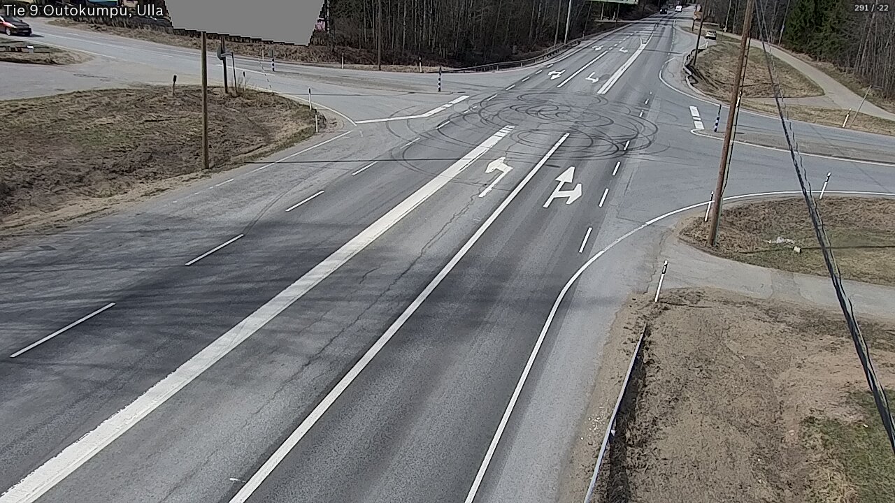 Weather Camera Image Väg 9 Outokumpu, Ulla, Outokumpu, Pohjois-Karjala