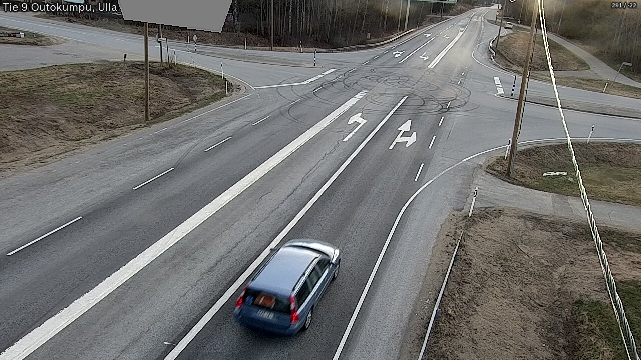 Weather Camera Image Väg 9 Outokumpu, Ulla, Outokumpu, Pohjois-Karjala