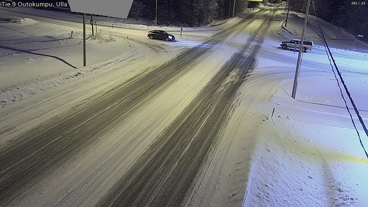 Weather Camera Image Väg 9 Outokumpu, Ulla, Outokumpu, Pohjois-Karjala