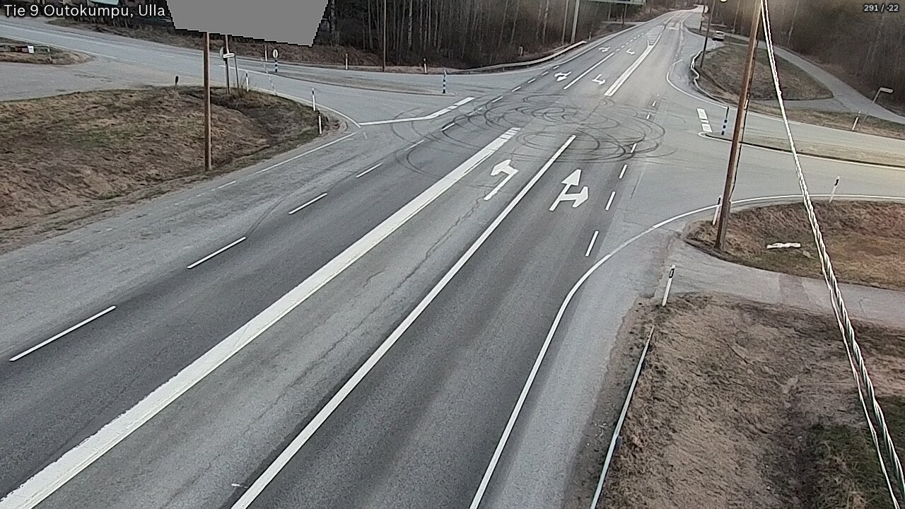 Weather Camera Image Väg 9 Outokumpu, Ulla, Outokumpu, Pohjois-Karjala