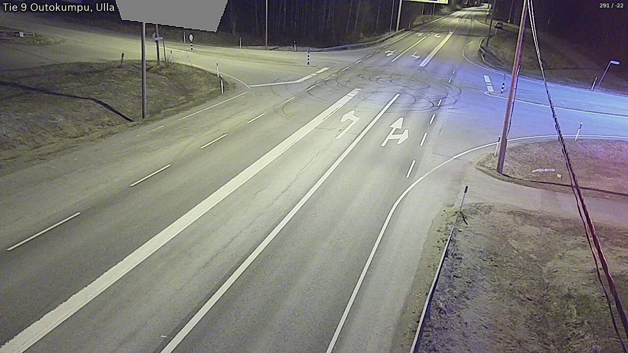 Weather Camera Image Väg 9 Outokumpu, Ulla, Outokumpu, Pohjois-Karjala