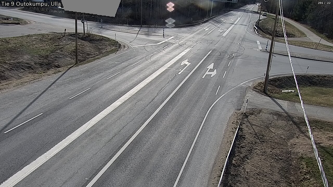 Weather Camera Image Väg 9 Outokumpu, Ulla, Outokumpu, Pohjois-Karjala