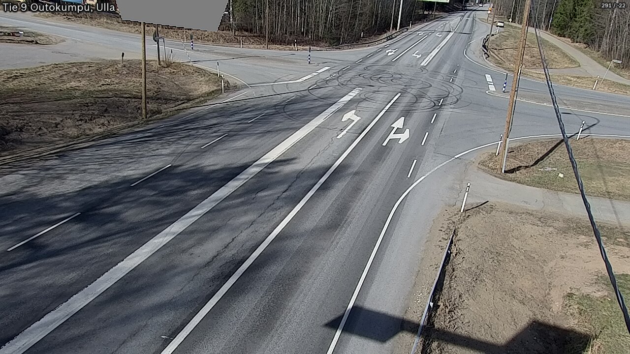 Weather Camera Image Väg 9 Outokumpu, Ulla, Outokumpu, Pohjois-Karjala