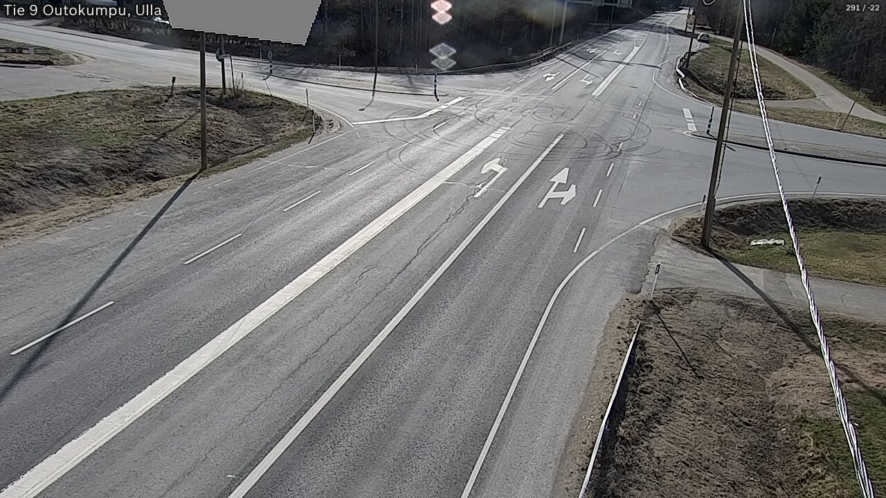 Weather Camera Image Väg 9 Outokumpu, Ulla, Outokumpu, Pohjois-Karjala