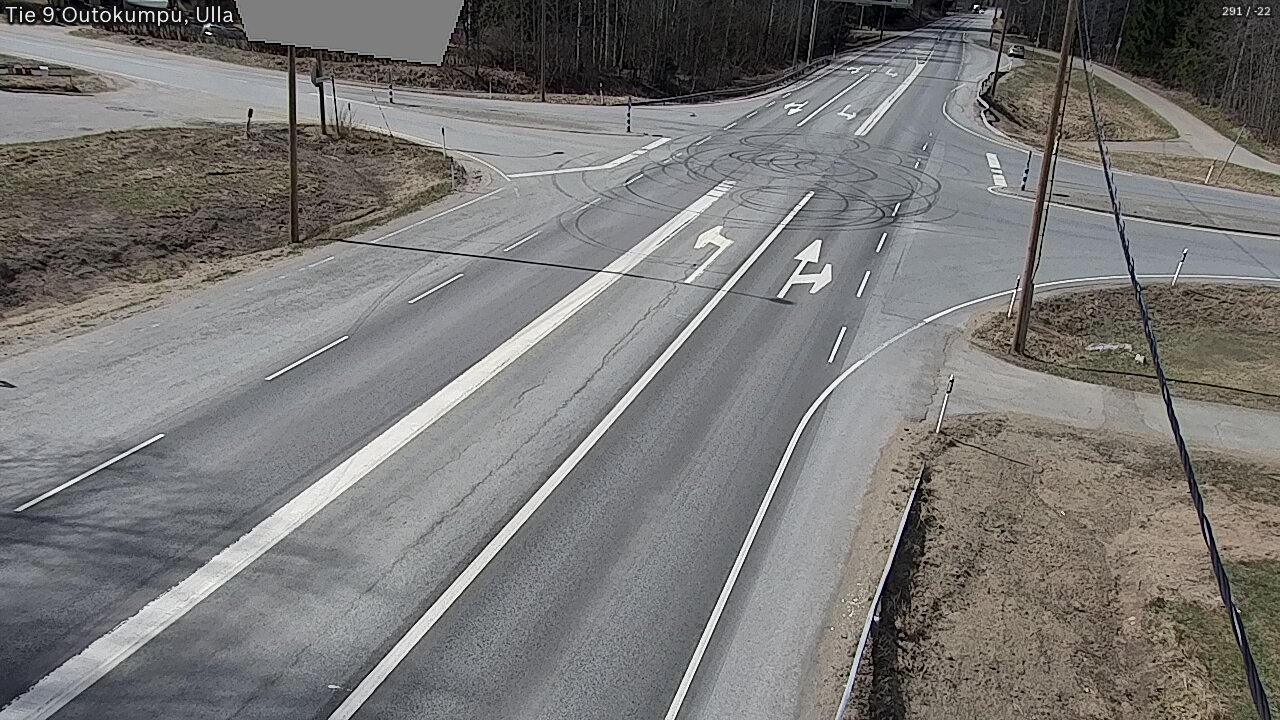 Weather Camera Image Väg 9 Outokumpu, Ulla, Outokumpu, Pohjois-Karjala