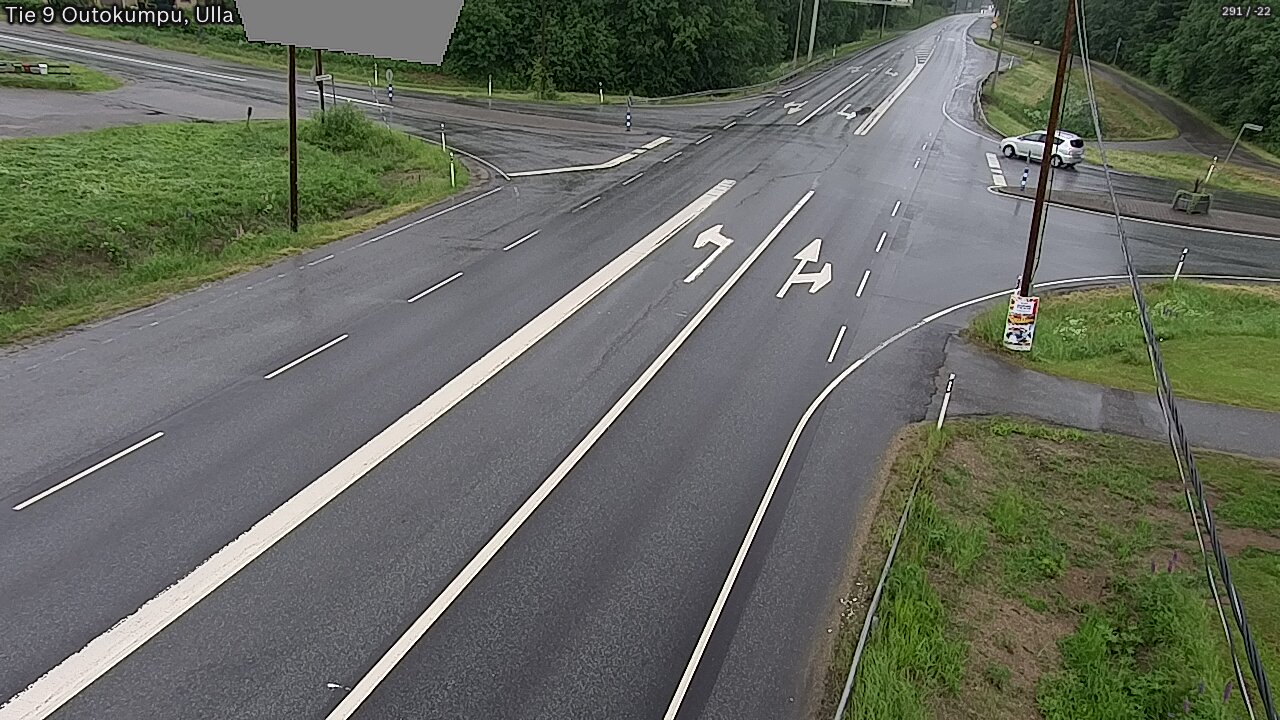 Weather Camera Image Väg 9 Outokumpu, Ulla, Outokumpu, Pohjois-Karjala