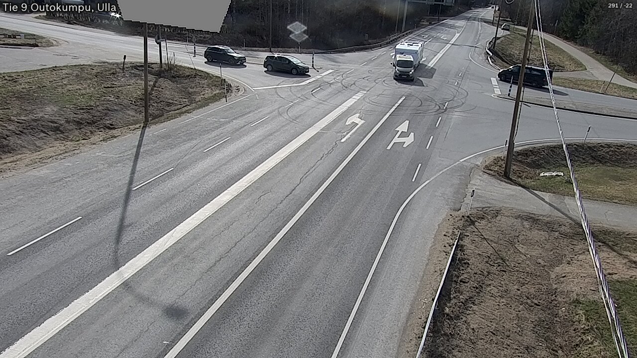 Weather Camera Image Väg 9 Outokumpu, Ulla, Outokumpu, Pohjois-Karjala