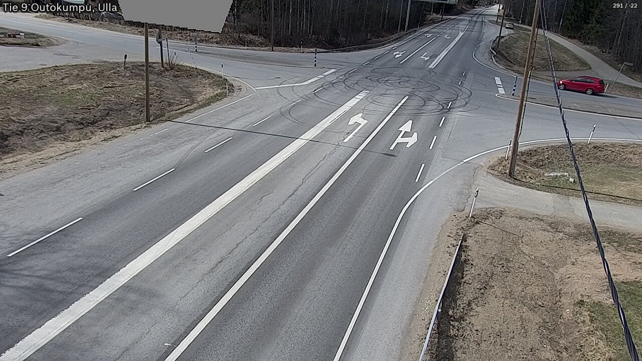 Weather Camera Image Väg 9 Outokumpu, Ulla, Outokumpu, Pohjois-Karjala