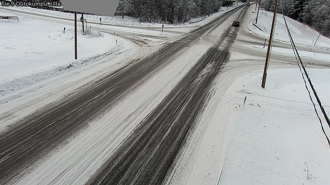 Weather Camera Image Väg 9 Outokumpu, Ulla, Outokumpu, Pohjois-Karjala