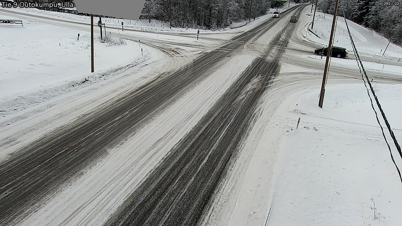 Weather Camera Image Väg 9 Outokumpu, Ulla, Outokumpu, Pohjois-Karjala