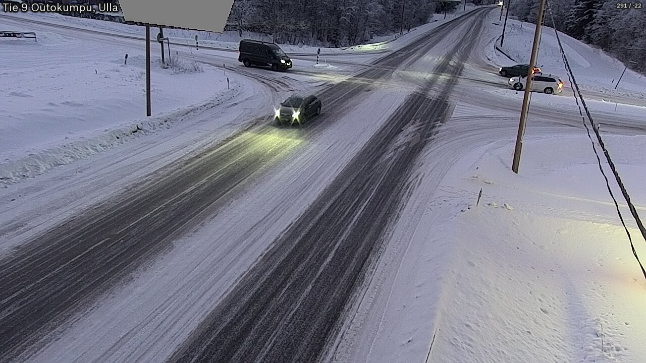 Weather Camera Image Väg 9 Outokumpu, Ulla, Outokumpu, Pohjois-Karjala