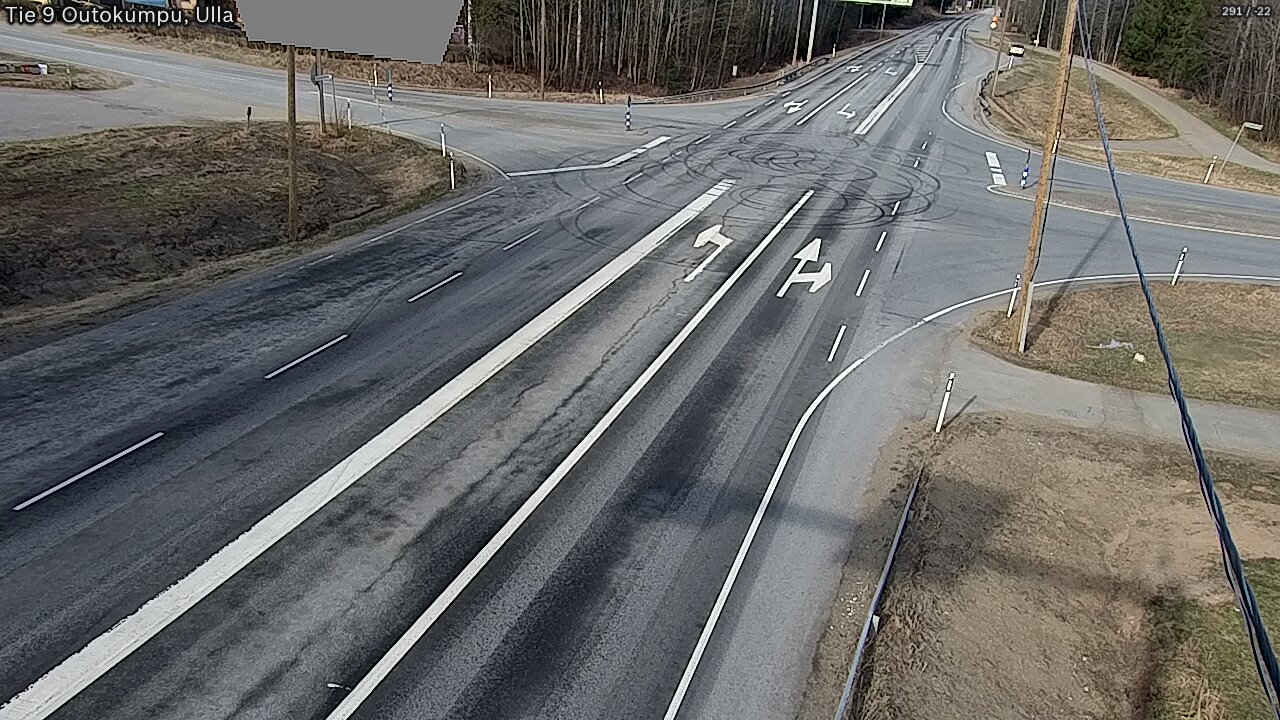 Weather Camera Image Väg 9 Outokumpu, Ulla, Outokumpu, Pohjois-Karjala