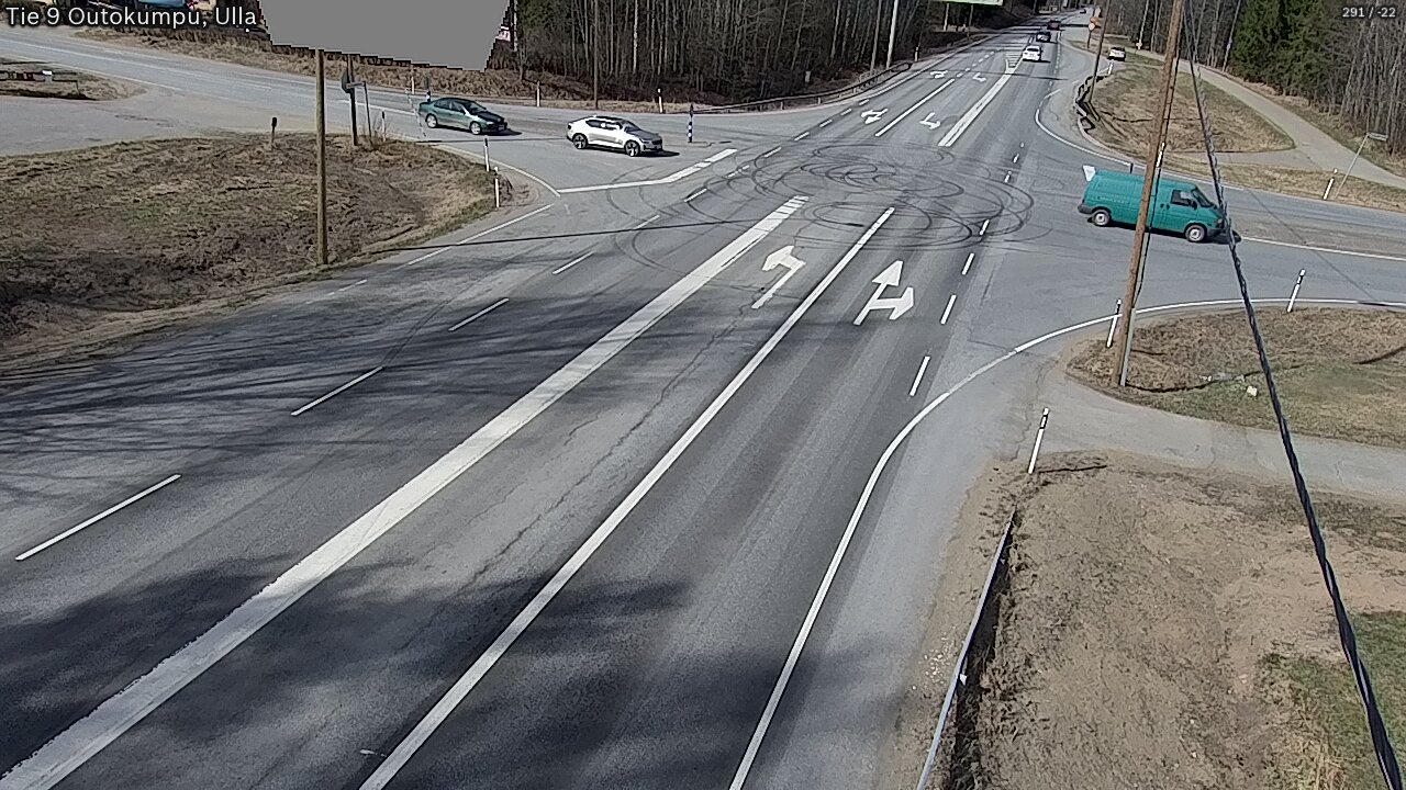 Weather Camera Image Väg 9 Outokumpu, Ulla, Outokumpu, Pohjois-Karjala