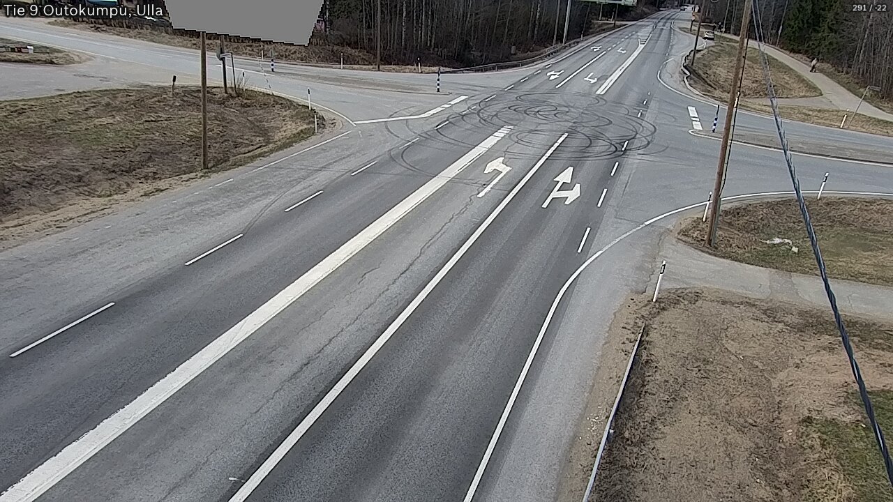 Weather Camera Image Väg 9 Outokumpu, Ulla, Outokumpu, Pohjois-Karjala