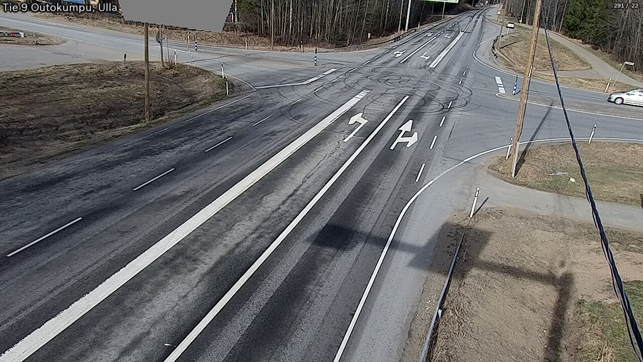 Weather Camera Image Väg 9 Outokumpu, Ulla, Outokumpu, Pohjois-Karjala