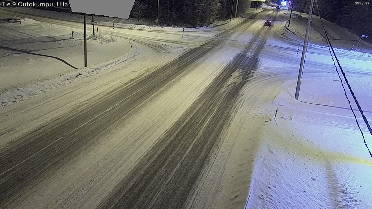 Weather Camera Image Väg 9 Outokumpu, Ulla, Outokumpu, Pohjois-Karjala