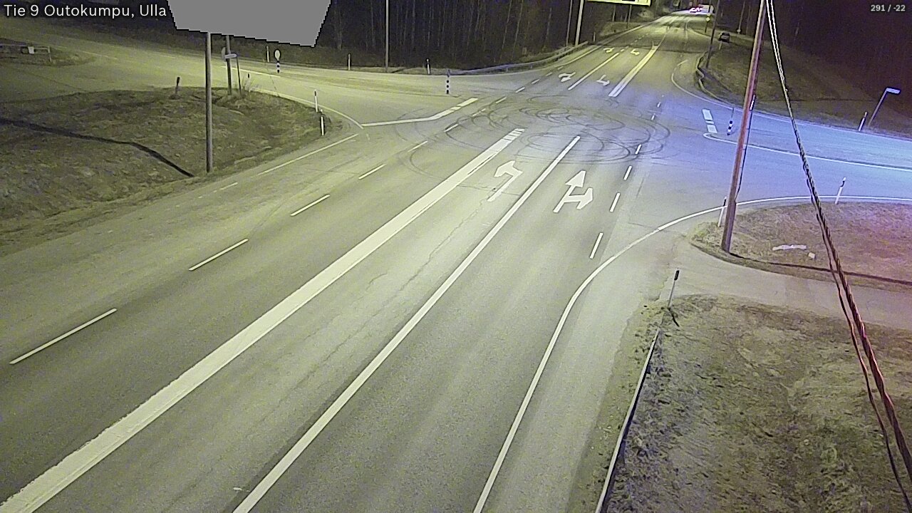 Weather Camera Image Väg 9 Outokumpu, Ulla, Outokumpu, Pohjois-Karjala