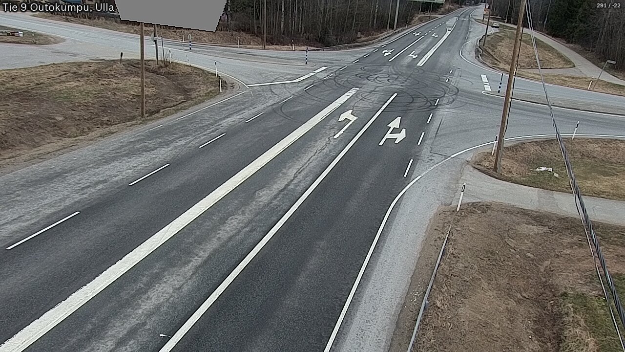 Weather Camera Image Väg 9 Outokumpu, Ulla, Outokumpu, Pohjois-Karjala
