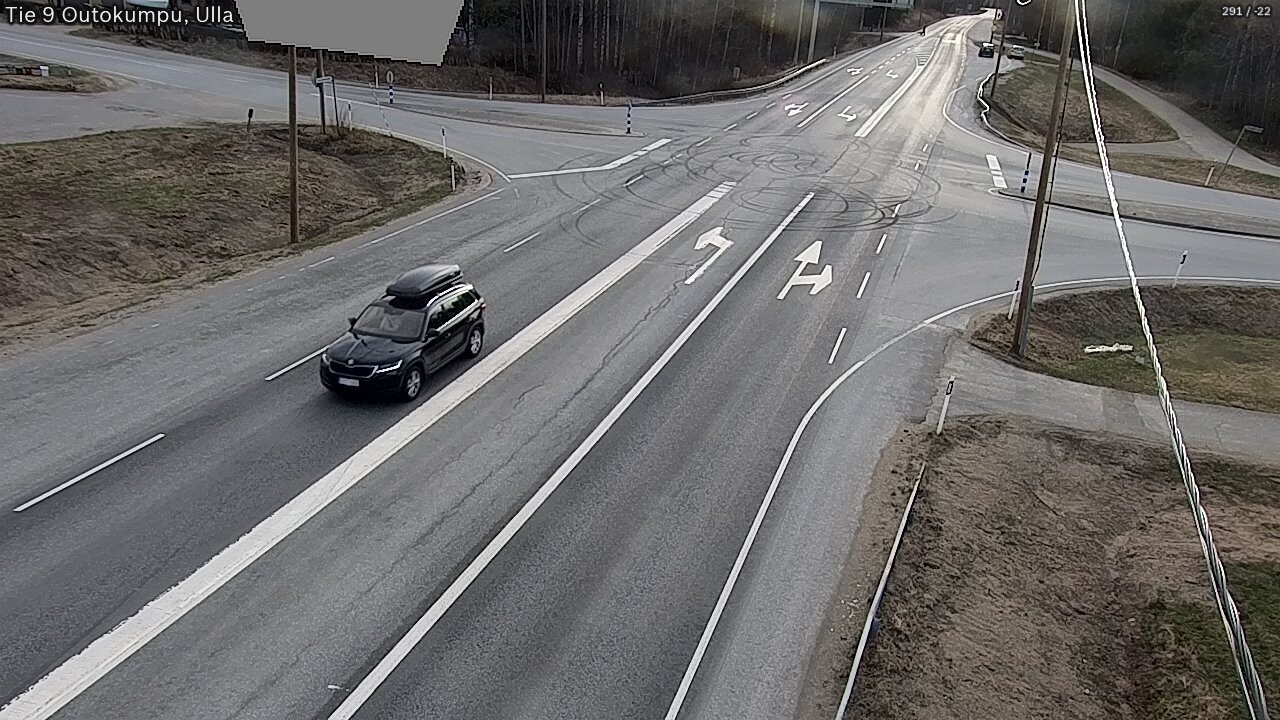 Weather Camera Image Väg 9 Outokumpu, Ulla, Outokumpu, Pohjois-Karjala