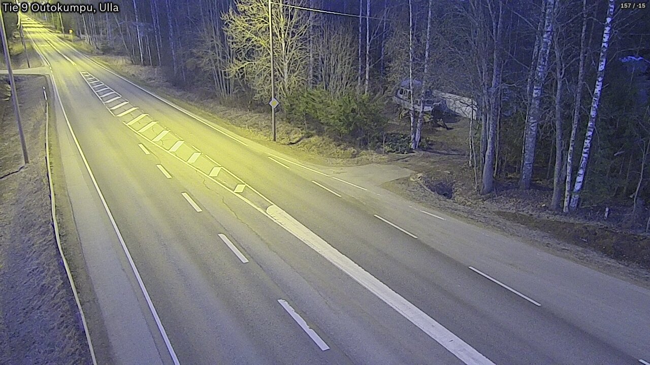 Weather Camera Image Väg 9 Outokumpu, Ulla, Outokumpu, Pohjois-Karjala