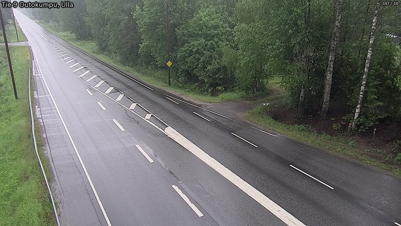 Weather Camera Image Väg 9 Outokumpu, Ulla, Outokumpu, Pohjois-Karjala