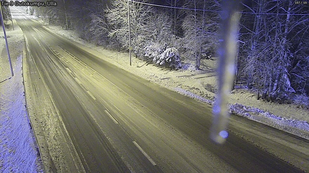 Weather Camera Image Väg 9 Outokumpu, Ulla, Outokumpu, Pohjois-Karjala