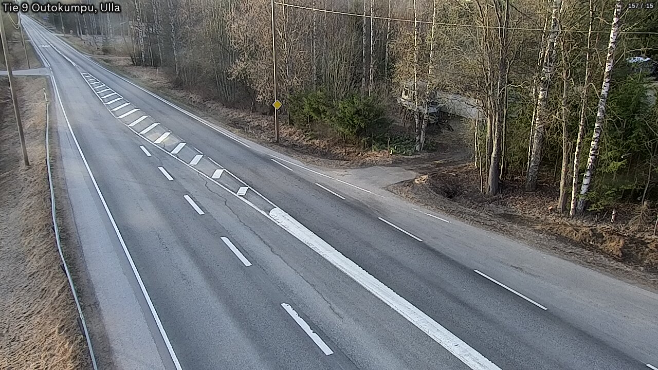 Weather Camera Image Väg 9 Outokumpu, Ulla, Outokumpu, Pohjois-Karjala
