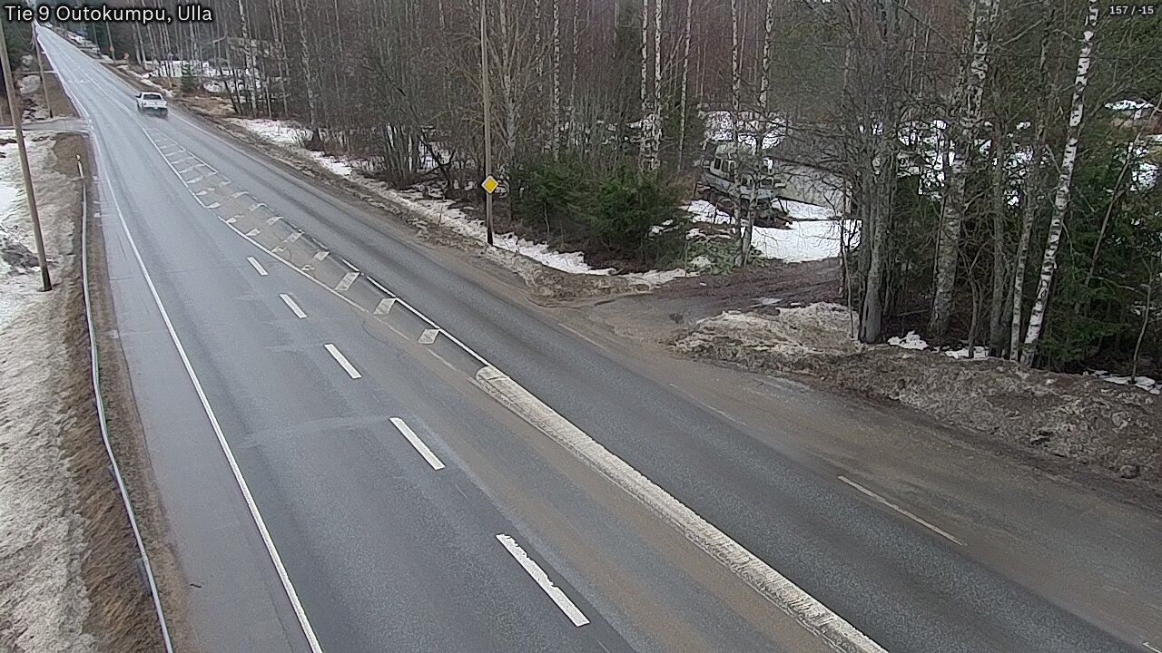Weather Camera Image Väg 9 Outokumpu, Ulla, Outokumpu, Pohjois-Karjala