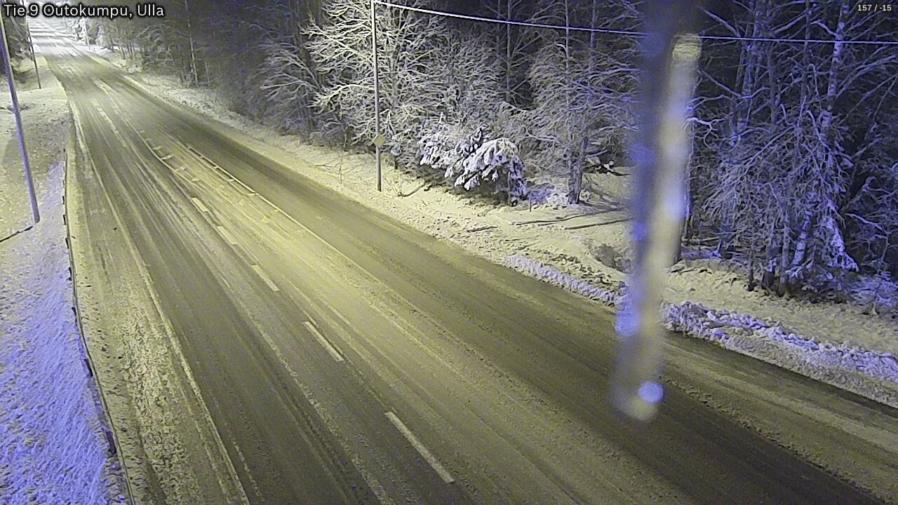 Weather Camera Image Väg 9 Outokumpu, Ulla, Outokumpu, Pohjois-Karjala