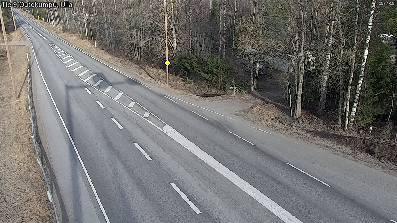 Weather Camera Image Väg 9 Outokumpu, Ulla, Outokumpu, Pohjois-Karjala