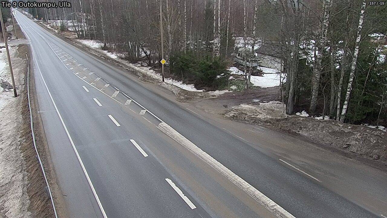 Weather Camera Image Väg 9 Outokumpu, Ulla, Outokumpu, Pohjois-Karjala