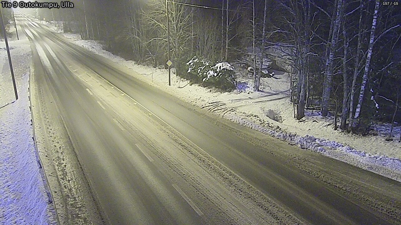 Weather Camera Image Väg 9 Outokumpu, Ulla, Outokumpu, Pohjois-Karjala
