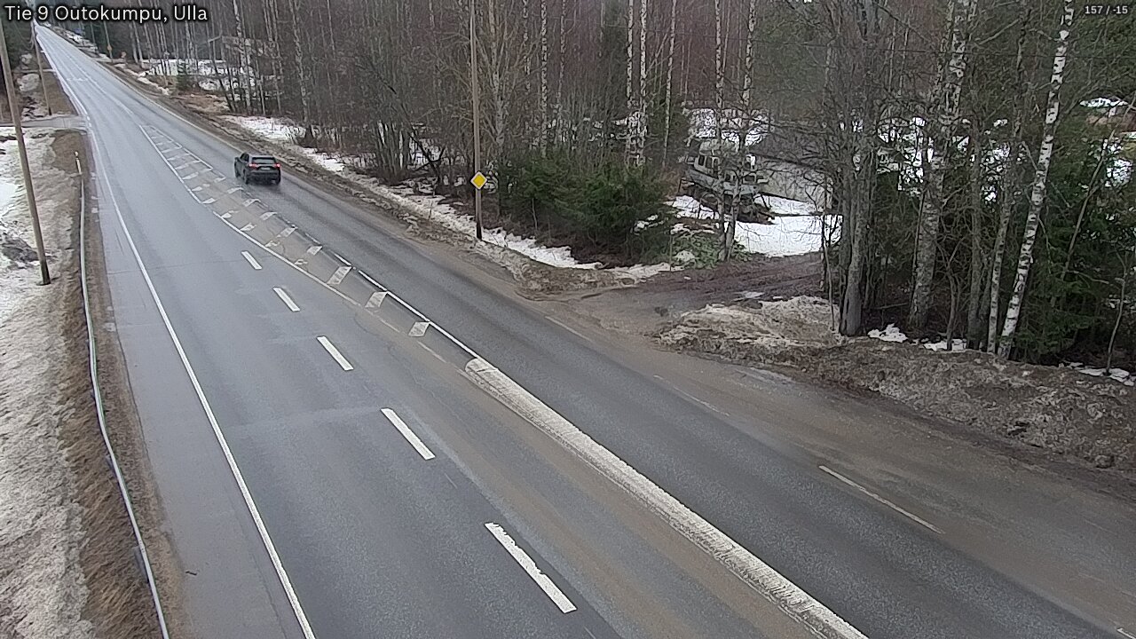 Weather Camera Image Väg 9 Outokumpu, Ulla, Outokumpu, Pohjois-Karjala