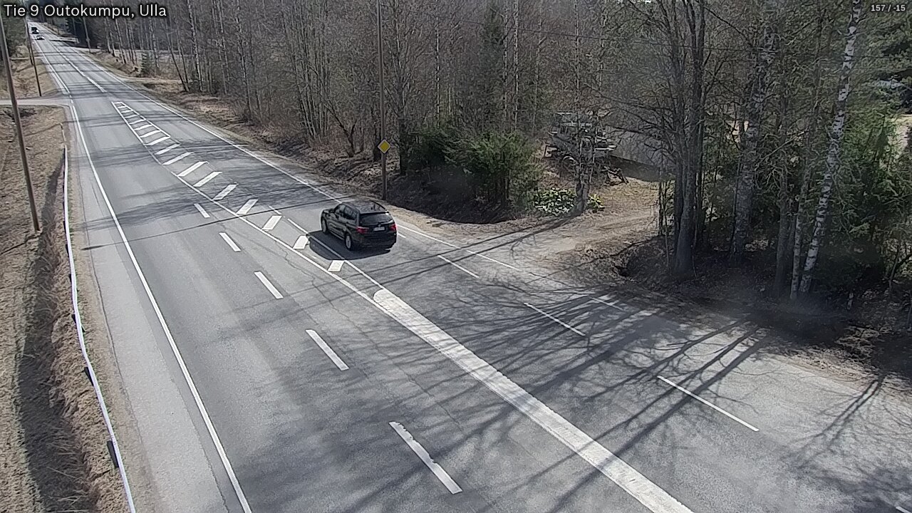Weather Camera Image Väg 9 Outokumpu, Ulla, Outokumpu, Pohjois-Karjala