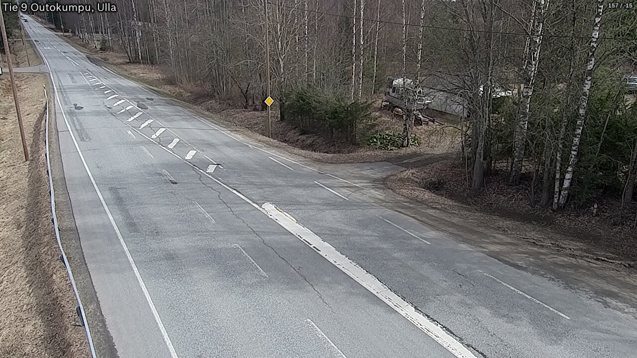 Weather Camera Image Väg 9 Outokumpu, Ulla, Outokumpu, Pohjois-Karjala