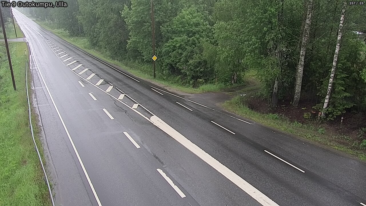 Weather Camera Image Väg 9 Outokumpu, Ulla, Outokumpu, Pohjois-Karjala
