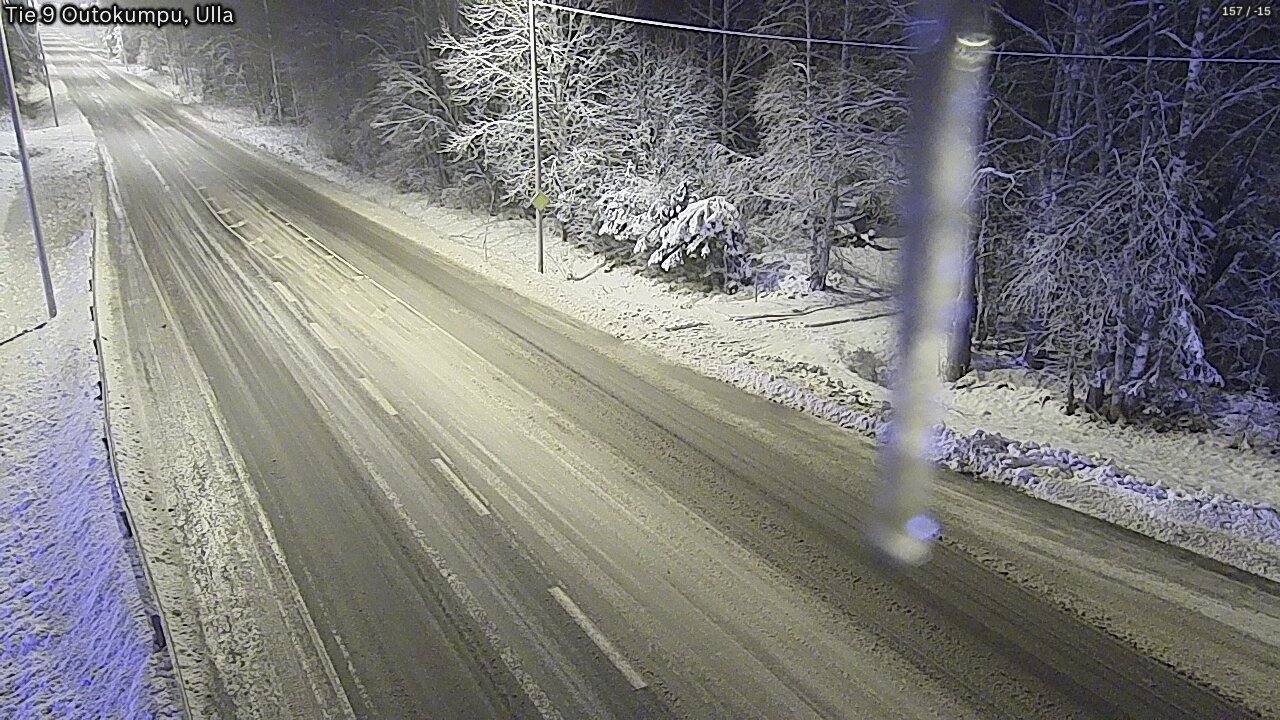 Weather Camera Image Väg 9 Outokumpu, Ulla, Outokumpu, Pohjois-Karjala