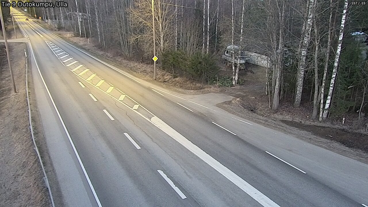 Weather Camera Image Väg 9 Outokumpu, Ulla, Outokumpu, Pohjois-Karjala