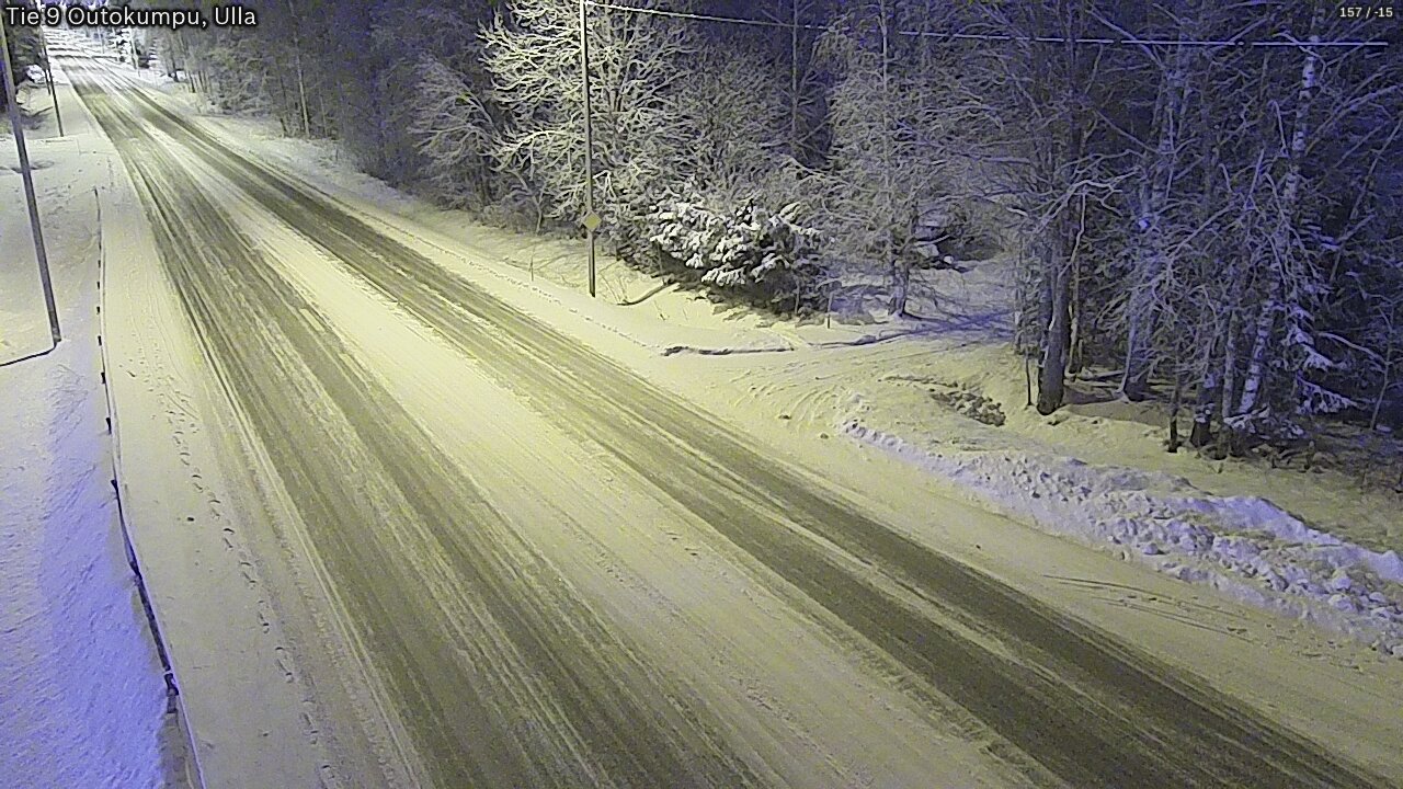 Weather Camera Image Väg 9 Outokumpu, Ulla, Outokumpu, Pohjois-Karjala