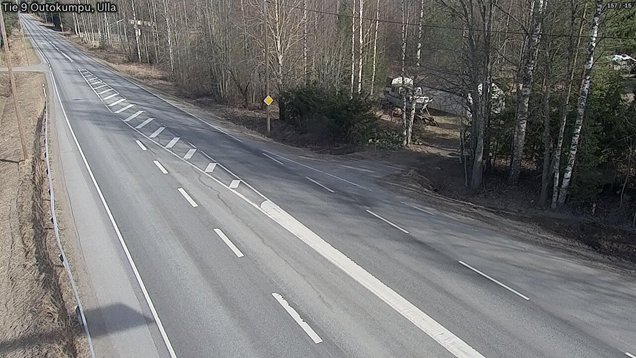 Weather Camera Image Väg 9 Outokumpu, Ulla, Outokumpu, Pohjois-Karjala